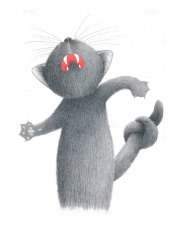 Cat with Knotted Tail